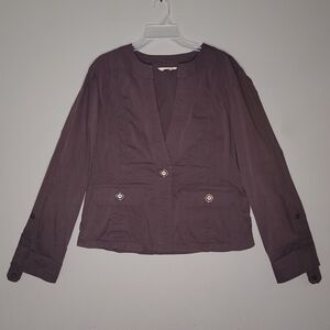 12 | Spanner | V-Neck Utility Blazer